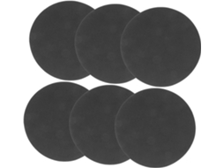 Conjunto De 6 Tapetes Antiderrapantes Redondos Esponja Para Base Abajur, Ideais Para Móveis E Luminárias De Mesa