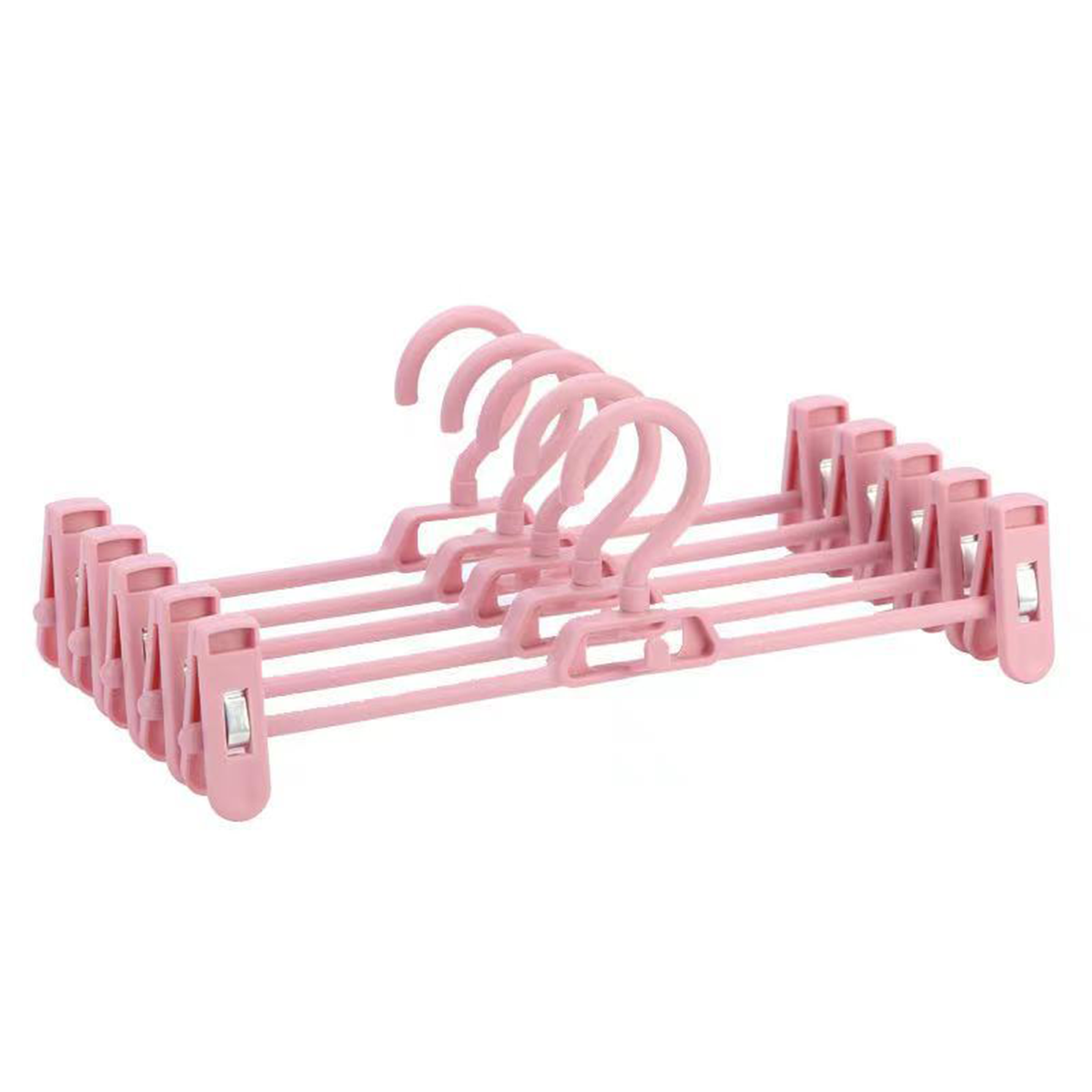 (rosa) Conjunto De 5 Peças De Cabideiro Multifuncional Resistente Para Homens