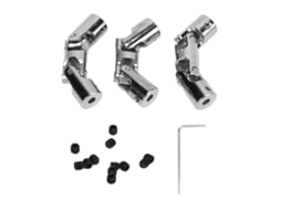 Acoplador de Eixo Universal 4mm Aço 3 Junções S/MARCA