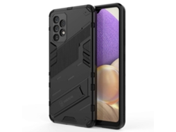 Capa Antichoque 2 Em 1 Punk Armor Para Samsung Galaxy A32 4g, Em Pc + Tpu, Com Suporte Invisível (vermelho Claro)
