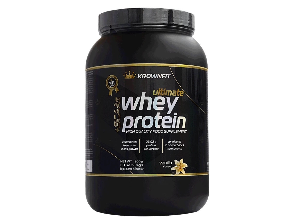 Whey Protein Ultimate KROWNFIT baunilha 900G
