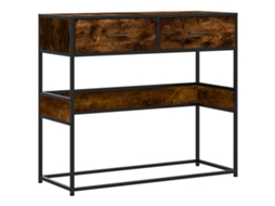 Console Table, Console Tables Vidaxl Marrom Madeira Processada (n/a)