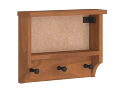 Wall-mounted Coat Rack, Wall-mounted Coat Racks Vidaxl Marrom Madeira De Pinho (n/a)