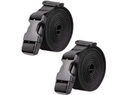 Cintas De Bagagem Rockible Golf Car Bag Bottles 2x Em Nyli, Pretas