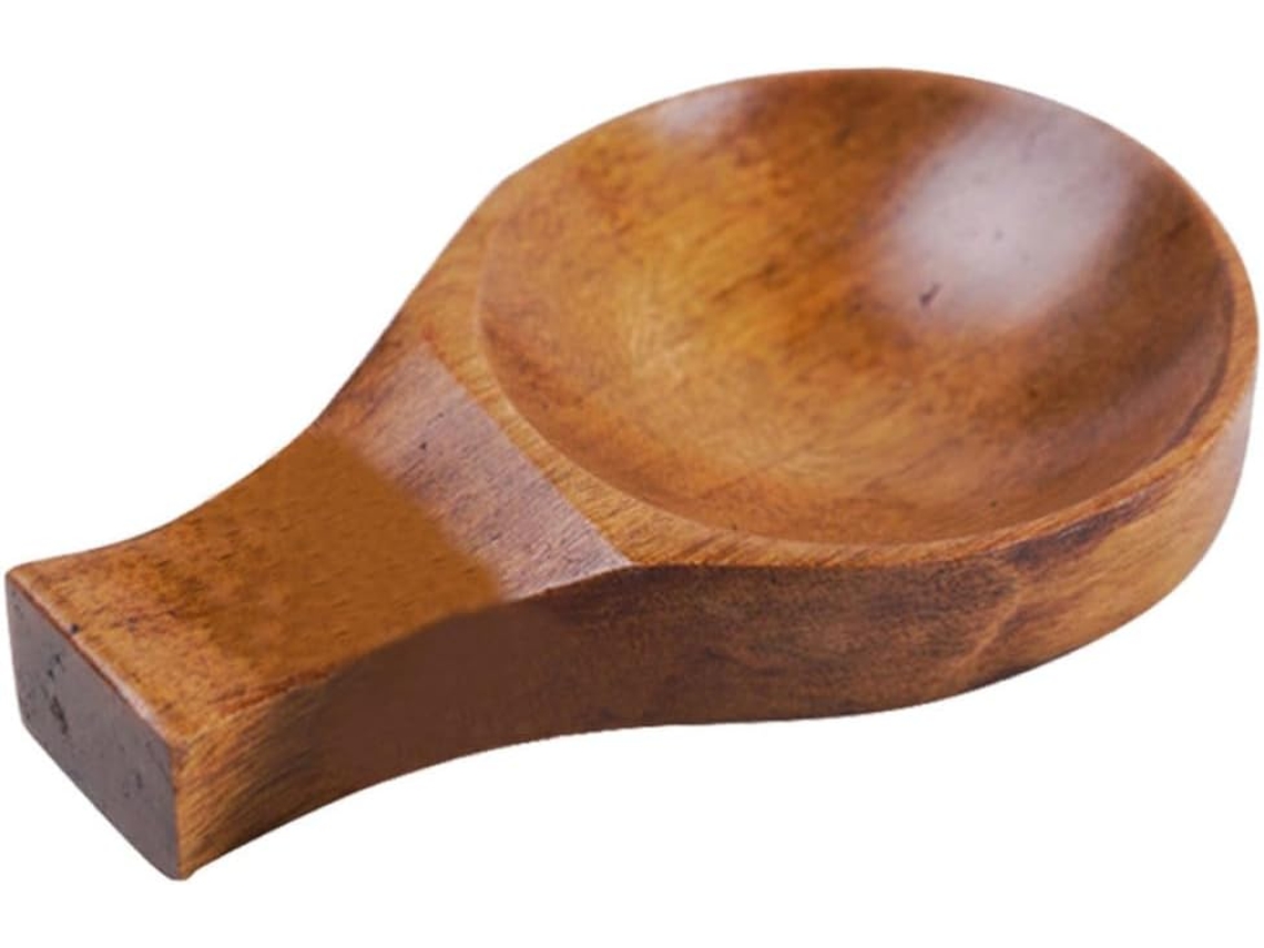 Prato Multifuncional de Madeira para Molhos, com Apoio Pauzinhos, em Estilo Japonês. Elegante e CHABERLU