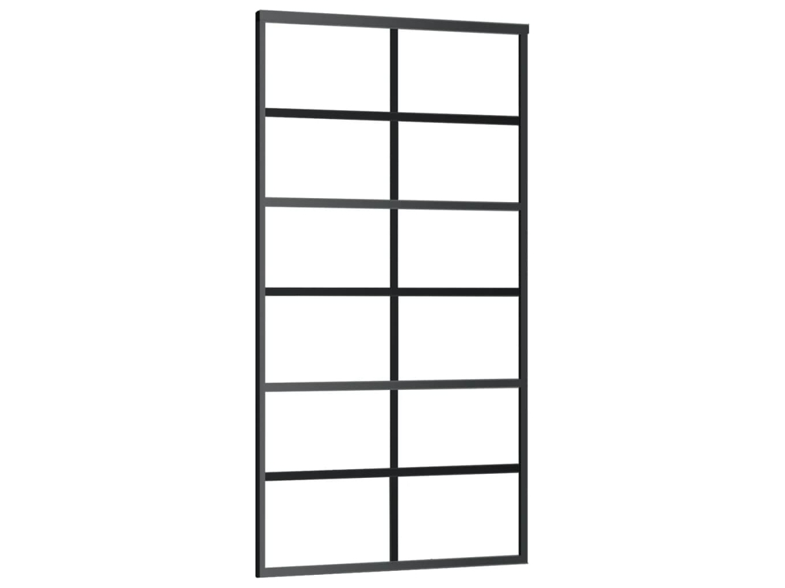 Sliding Door, Sliding Doors Vidaxl Preto Vidro (102 X 205 Cm)