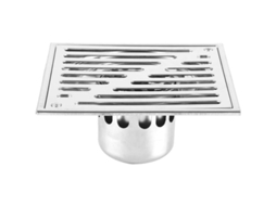 S/MARCA desagüe de Ducha Cuadrado, 150x150mm, Acero Inoxidable 304, para Cocina y Baño, Antiolor