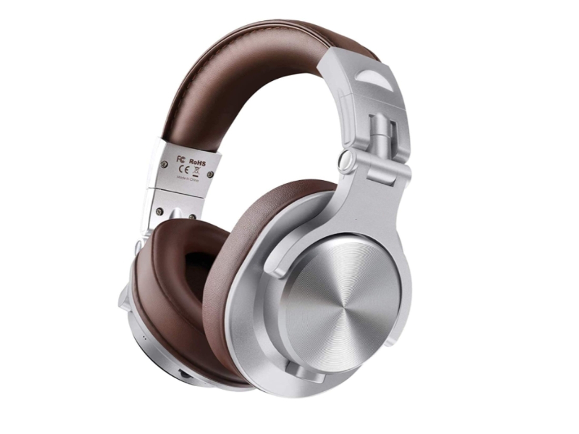 Fones de Ouvido Bluetooth Dobrável com Microfone para TV, PC e Telefone JIAPEI (branco)