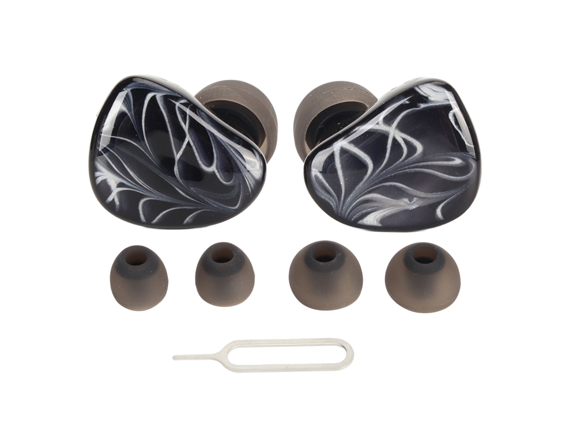 Fones de Ouvido Intra auriculares com Driver Dinâmico Duplo EOOCOO (interface 2pin de 0,78mm com Driver Dinâmico Duplo)