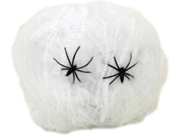 Decorações de Halloween DISFRAZZES Teia de Aranha com Aranhas (40 gr)