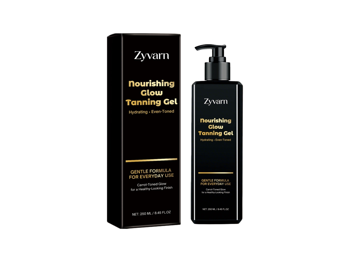 Bronzeador Zyvarn Suave com Fórmula LAXISCREED para um Bronzeado Natural e Uniforme Corporal