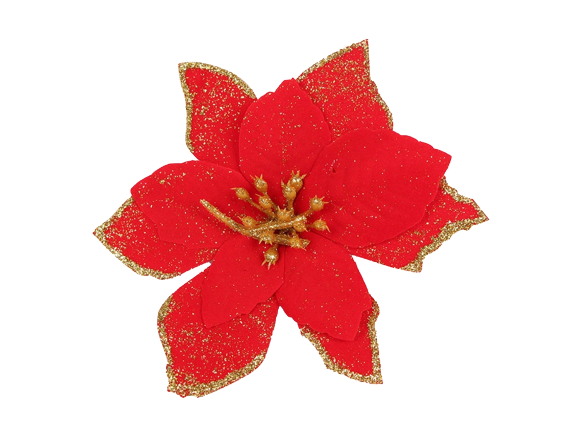 Laxiscreed Decorações Natalícias Vermelhas E Douradas Para Árvore E Gargantilhas, Ideal Para Natal