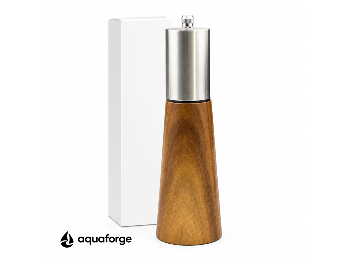 Moinho Manual De Pimenta E Sal Aquaforge Com Aço Inoxidável Para Pimenta E Sal