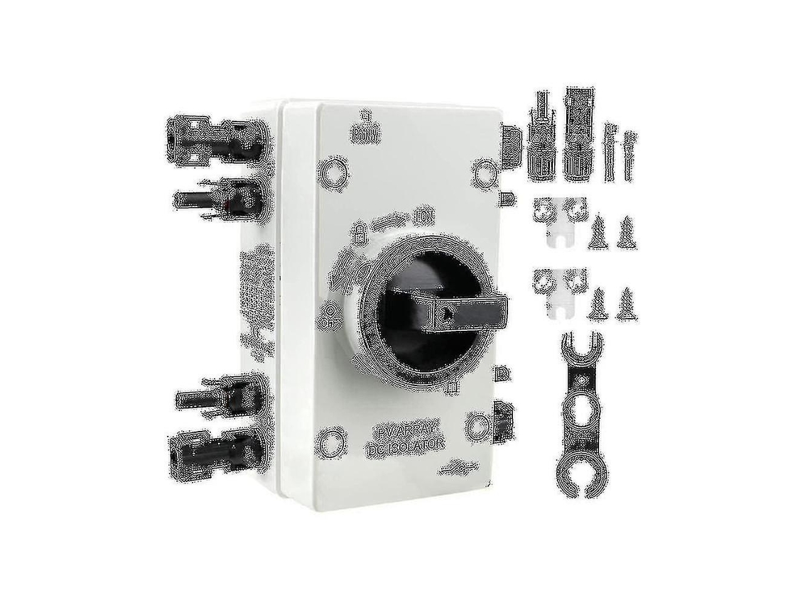 Interruptor De Desconexão Solar 64a, Caixa Combinadora Solar Ip66 Com Interruptor De Desconexão De Painel Solar Para Energia Solar, Olysi Shop