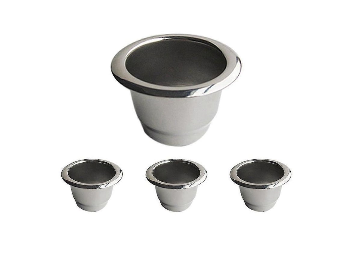 Cápsulas de Café Reutilizáveis de Aço Inoxidável, Filtro, para Máquina de Café, Reutilizáveis