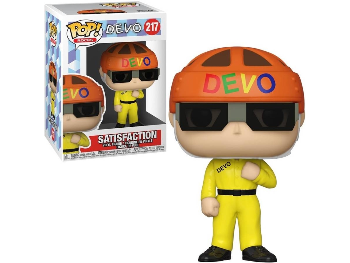 Figura FUNKO Pop Rock Stars Devo Satisfação Terno Amarelo 55791 | Worten.pt
