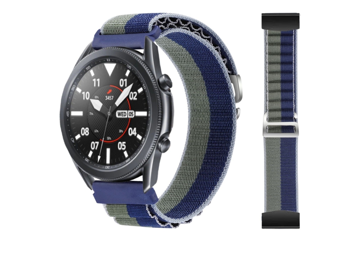 Bracelete Loop Alpine para Garmin Instinct Crossover Azul e Verde