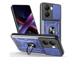 Capa Para Xiaomi Poco X8pro Max , Com Proteção Deslizante Para A Lente Da Câmara Azul Panoona