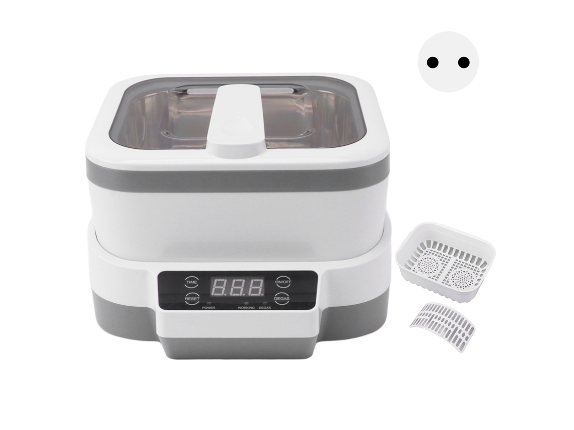 Laxiscreed Limpador Ultrassônico De Jóias 70w, Grande Capacidade De 1200ml Para Limpeza Profunda
