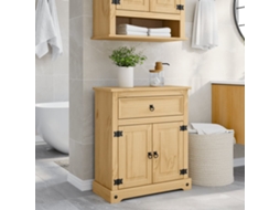 Vidaxl Móvel De Wc Corona 70x33x80 Cm Madeira De Pinho Maciça