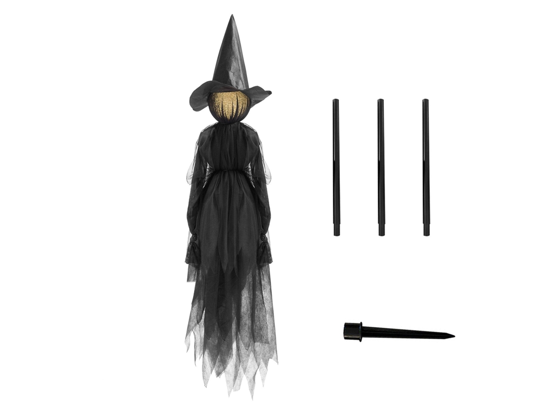 Estátua De Jardim Escultura Criativa De Bruxa Decoração De Halloween Slowmoose