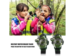 Par De Rádios 7 Em 1 Lcd De 0,8 Com Relógios De 50 A 150 M E Walkie Talkie Brilvibera
