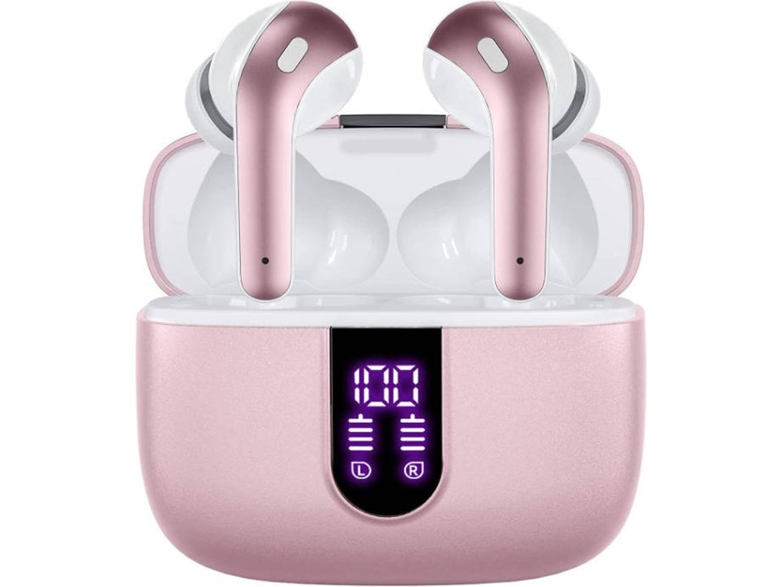 Auriculares Bluetooth True Wireless ENKERS Led Power Display com Estojo de Carregamento À P
