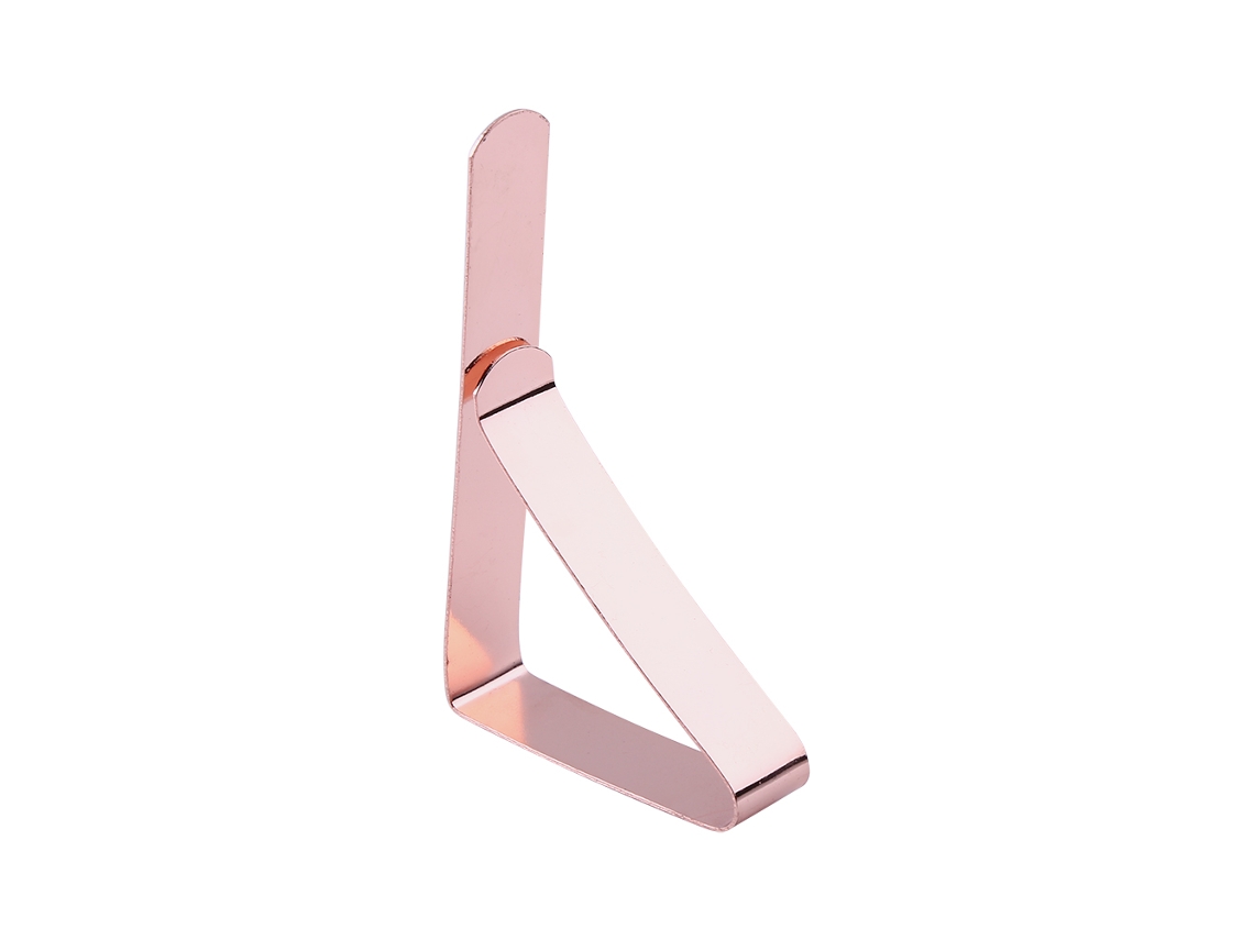 Clipes Mesa Aço Inox Capa Mesa Ouro Rosa