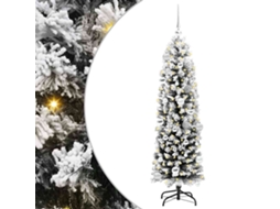 Árvore De Natal Slim Moderna Vidaxl Verde Pvc (150 Cm)