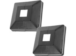 Conjunto De 2 Peças Tampas Decorativas Quadradas Para Postes, Ideais Para Varandas E Corrimãos De Escadas Feitas