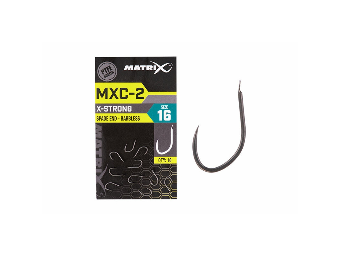 Anzóis Sem Barras Matrix Mxc-2 Spade End Ptfe X10