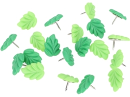 20 Tachinhas De Plástico Verde Para Quadros, Tachinhas Multifuncionais Para Fotos E Anotações, Acessório Ideal Para