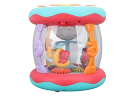 Mali brinquedo Educativo com Projetor Musical e Luz Giratória para Bebê e Criança Verde