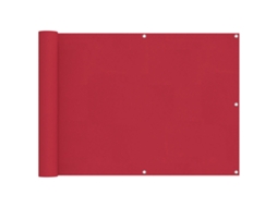 Tela de Varanda Vermelho 75 X 200 Cm VIDAXL