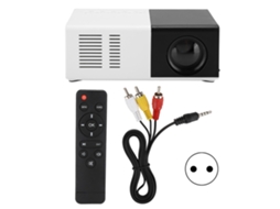 Projetor Led Mini Portátil 1080p Com Tela Lcd De 2,0 Polegadas, Usb Hdmi E Orifícios De Resfriamento