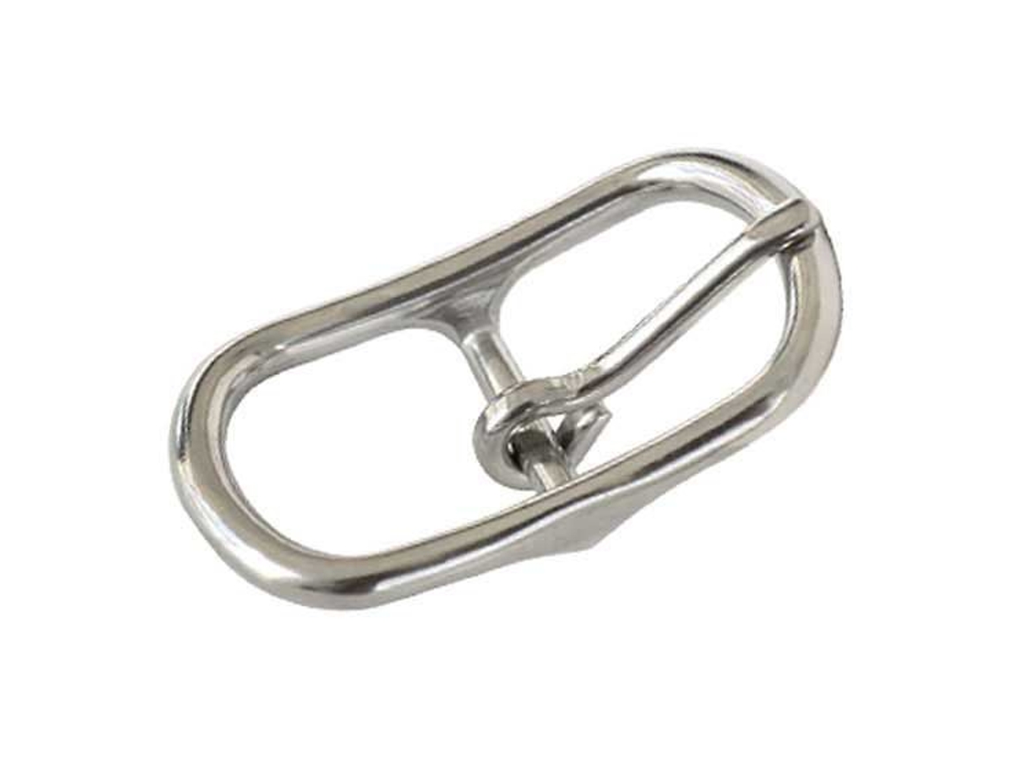 Engate de Fivela Prateado 23 Mmhispano Hipica