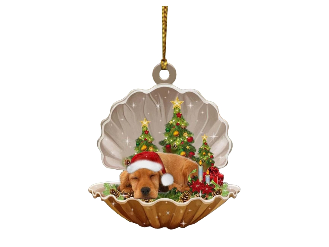 Ornamento de Natal para Cães Acrílico LAXISCREED