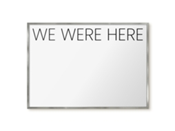 Magnetic Board We Were Here For The Living Room Espelharte (100x70 Cm)