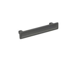 Puxador para Mobiliário Zamac Distância Central 96mm Alucover Grafite Conjunto de 25 HARDWAREXCHANGE