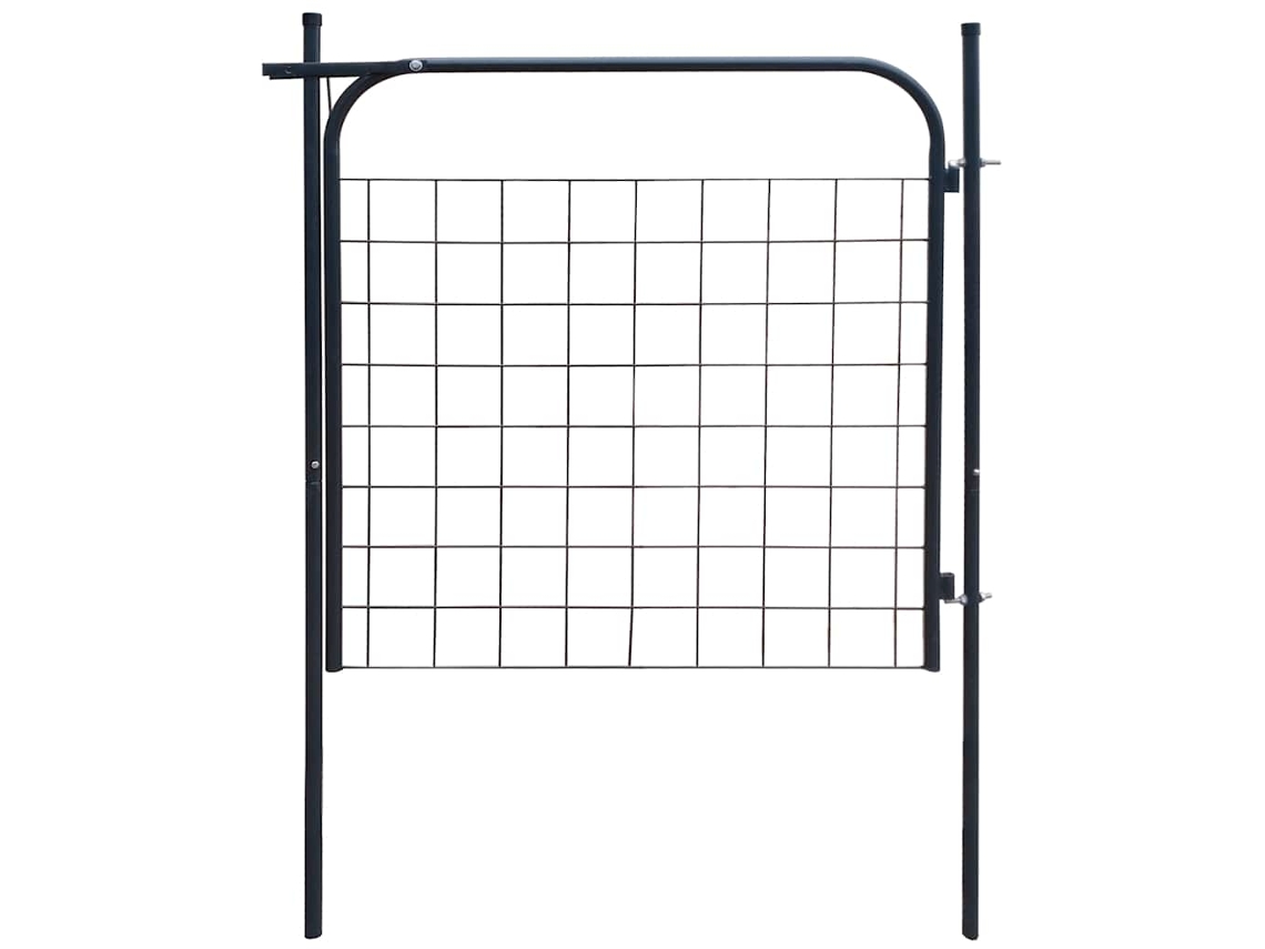 Vidaxl Portão De Cerca De Jardim 100x100 Cm Antracite