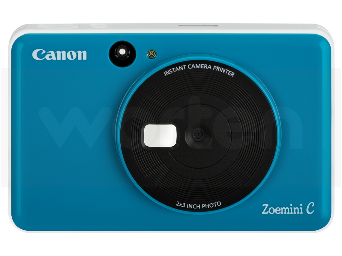 Máquina Fotográfica Instantânea CANON Zoemini C (Azul - Li-Po 700 mAh - 51 x 76 mm)