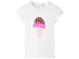T-shirt Infantil Cor Cru 116