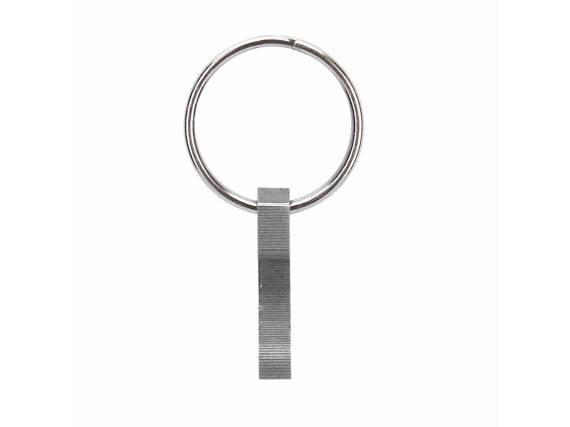 Abridor de Garrafas de Aço Inox Portátil com Llavero