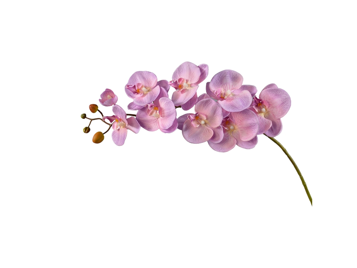 Laxiscreed Flor De Phalaenopsis Artificial 9 Cabeças, Cor Outonal, Altura 104cm Para Decoração Elegante