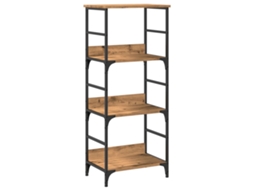 Book Cabinet, Book Cabinets Vidaxl Marrom Madeira Processada (n/a)