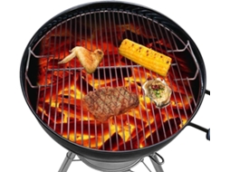 Grelha De Metal Para Churrasco, Redonda, Em Aço Inoxidável, Versátil Para Grelhar, Fazer Churrasco, Gokoco