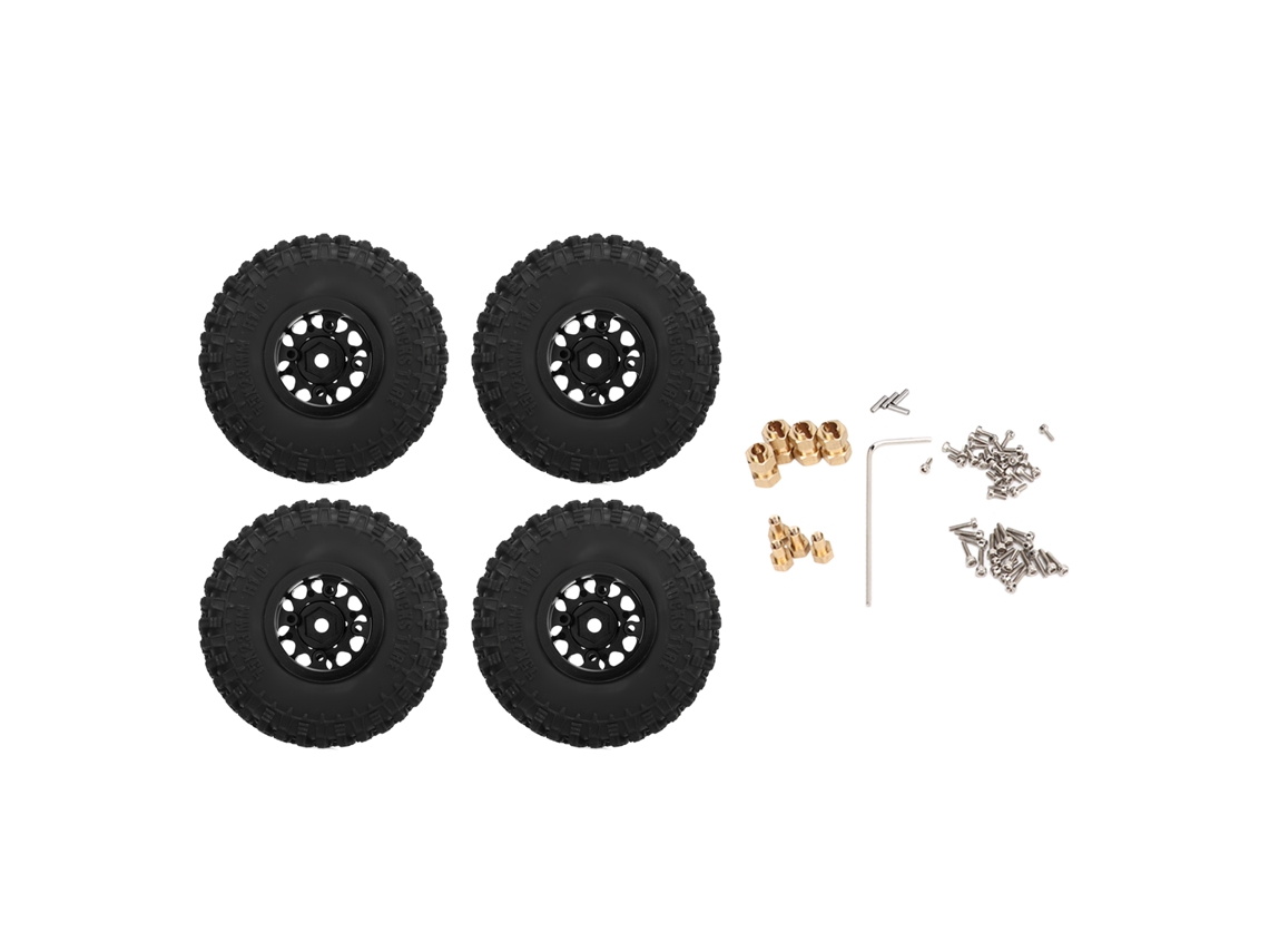 Jantes e Pneus Rc LAXISCREED para Traxxas Trx4m