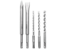 Conjunto Misto SDS Plus de Brocas e Cinzéis AEG