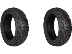 2 pneus SFUSHOS 80/65 6.5, 10 polegadas, reforçados, para scooter