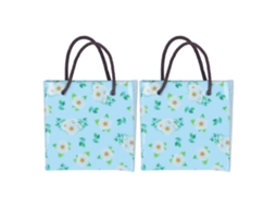 Mali 2pcs Sacos de Papel Miniatura 1:12 para Casinha de Bonecas Acessórios de Compras Simulados